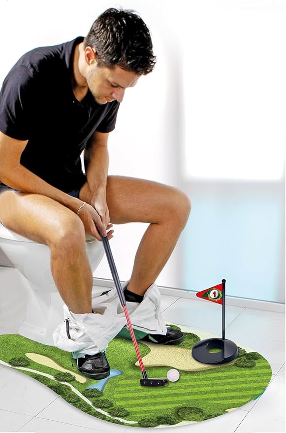 Bathroom Golf Set – Funny gag gift product image