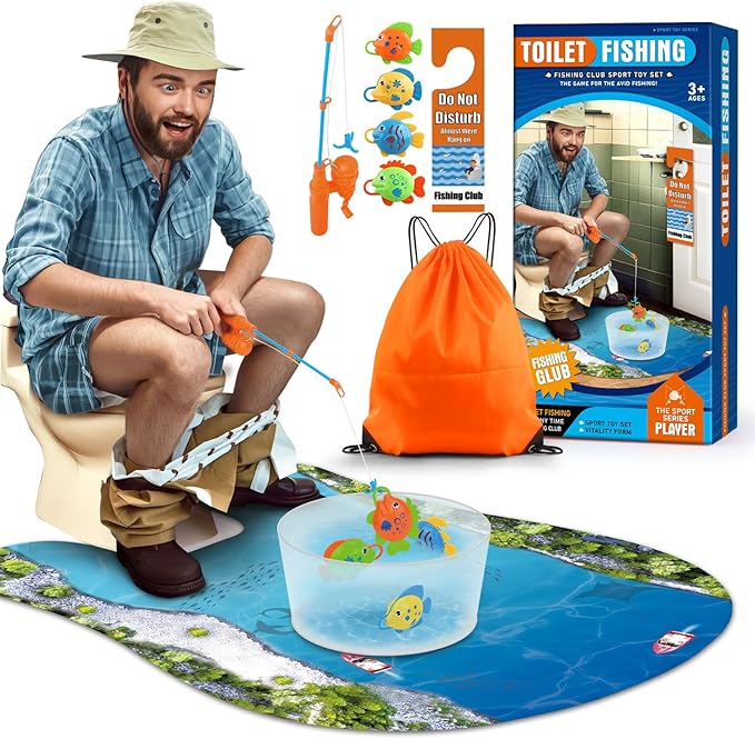 Toilet Fishing – Funny gag gift product image
